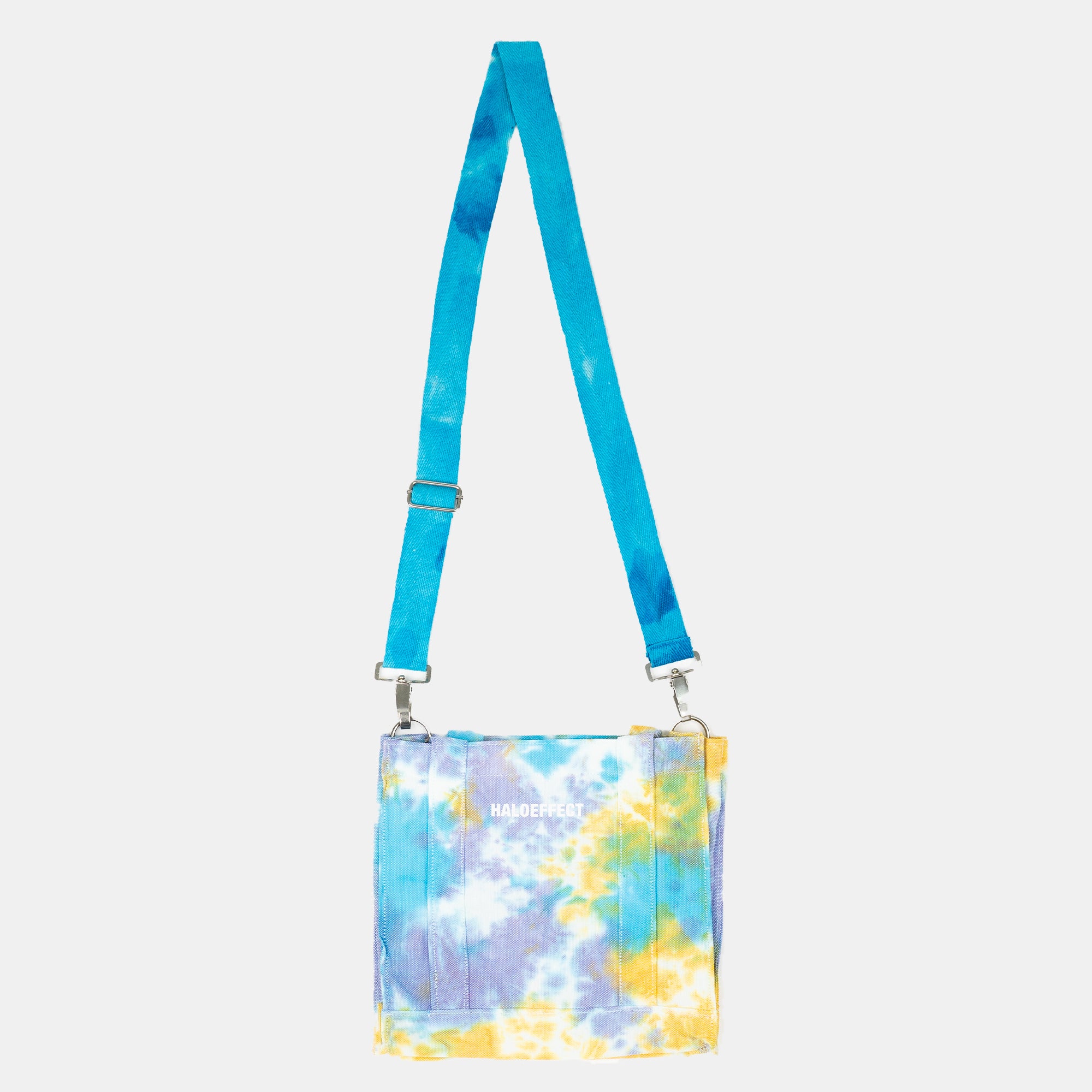 TIE-DYED TOTE BAG (YELLOW PURPLE)