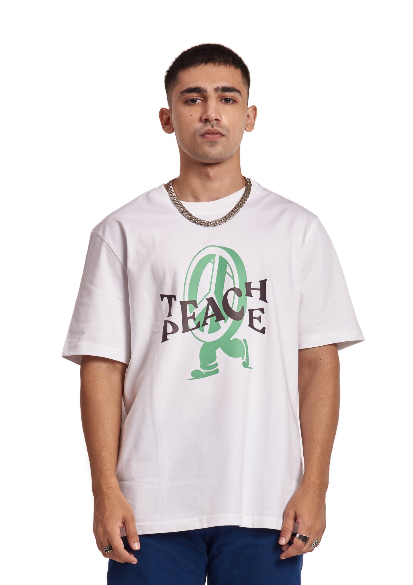 TEACH PEACE T-SHIRT (WHITE)