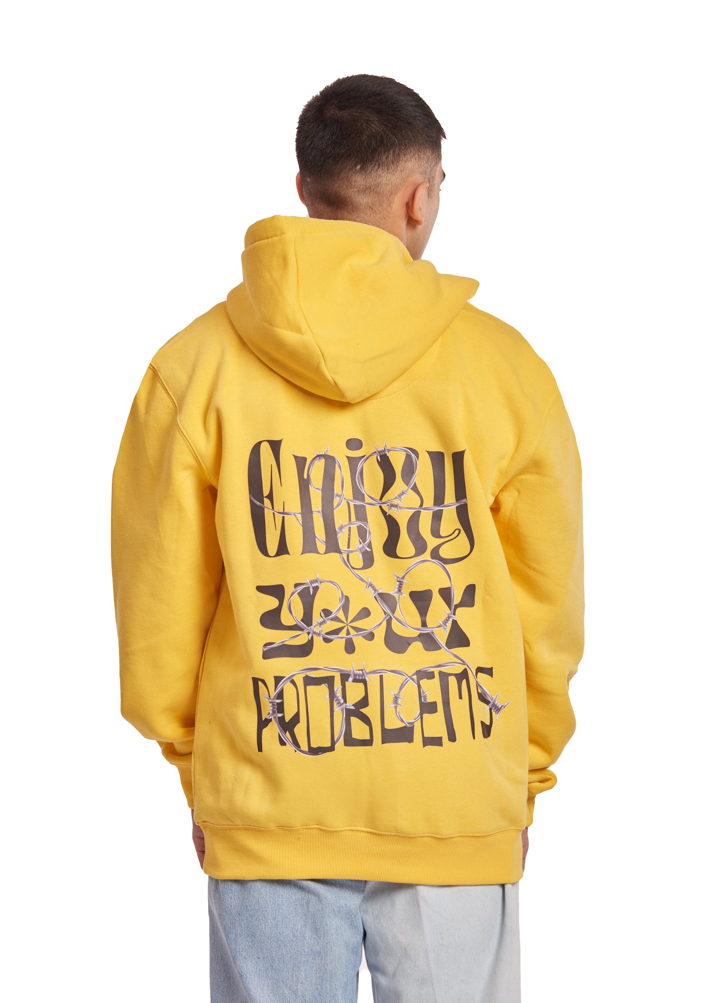 ENJOY YOUR PROBLEMS HOODIE (YELLOW)